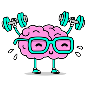 Cérebro se exercitando. Fonte: pixabay (https://pixabay.com/pt/illustrations/c%C3%A9rebro-motiva%C3%A7%C3%A3o-atividade-mental-7420599/)